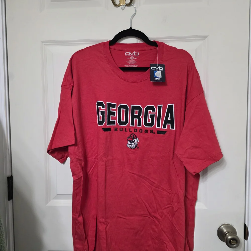 (2 FOR $20) Georgia Bulldogs Red Short Sleeve Tee - Picture 4 of 4